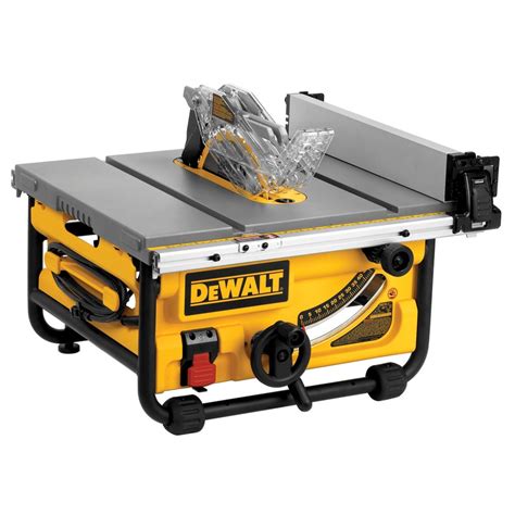 Maximized for accuracy and capacity this 8-14-in table saw includes on-board storage for blade guard assembly, non-through cut riving knife, anti-kickback pawls, blade change wrenches, miter gauge and push stick. . Table saw lowes dewalt